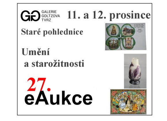 27. eAukce Galerie Goltzova tvrz 11.-12.prosince 2023