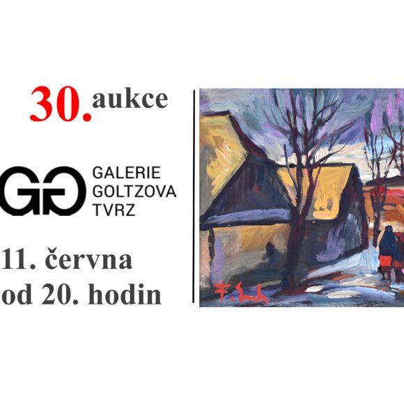 30. Aukce Galerie Goltzova tvrz 11. června v 19 hodin